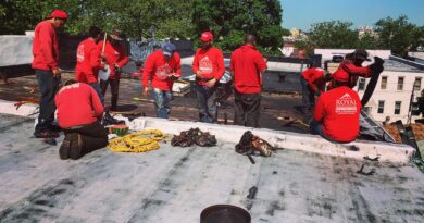 Royal Roofing Team on Queens Flat Roof